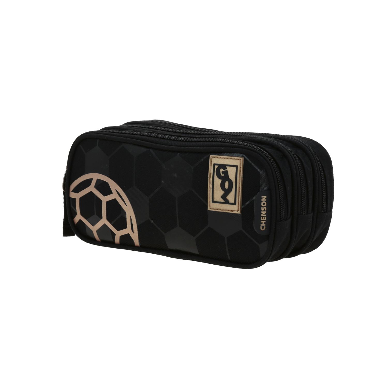 Lapicera Negro Chenson Original | Estuche Escolar 23cm 2