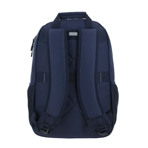 Mochila profesional Chenson Pro azul con organizador interno y soporte para maleta - vista 2
