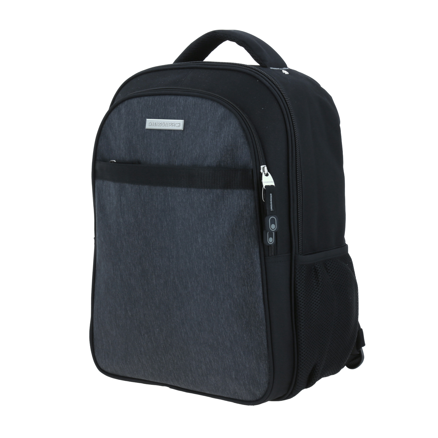 Mochila Ejecutiva Chenson Pro Gris con Organizador Interno - Ideal para Profesionales 2