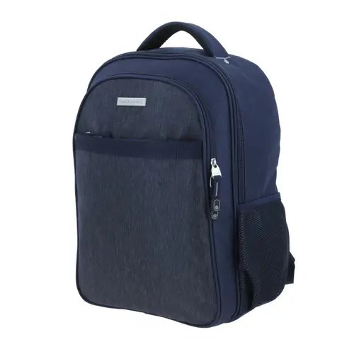 Mochila ejecutiva Chenson Pro azul con organizador interno | Elegancia y funcionalidad - vista 2