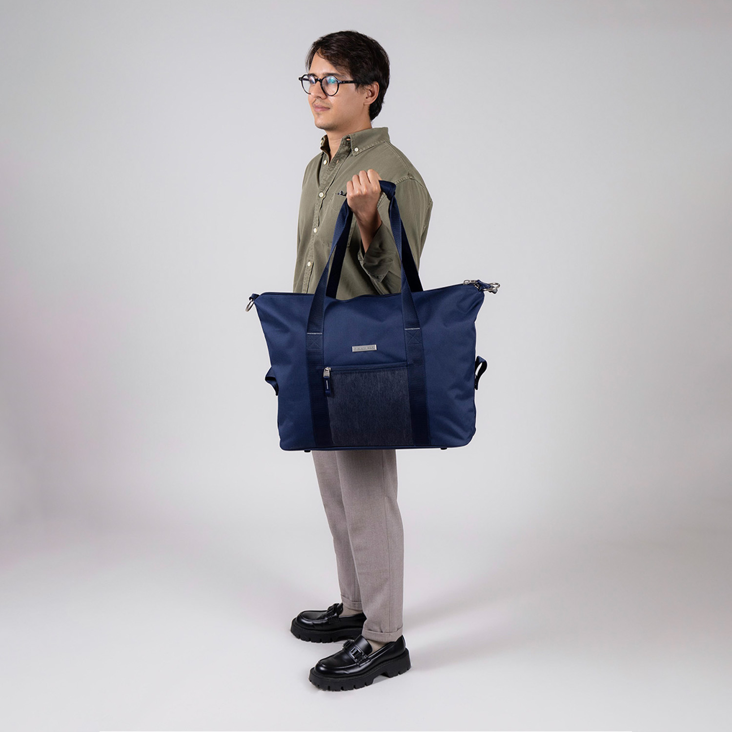 Valija Chenson Pro Azul Elegante para Profesionales - Equipaje Ideal - vista 2