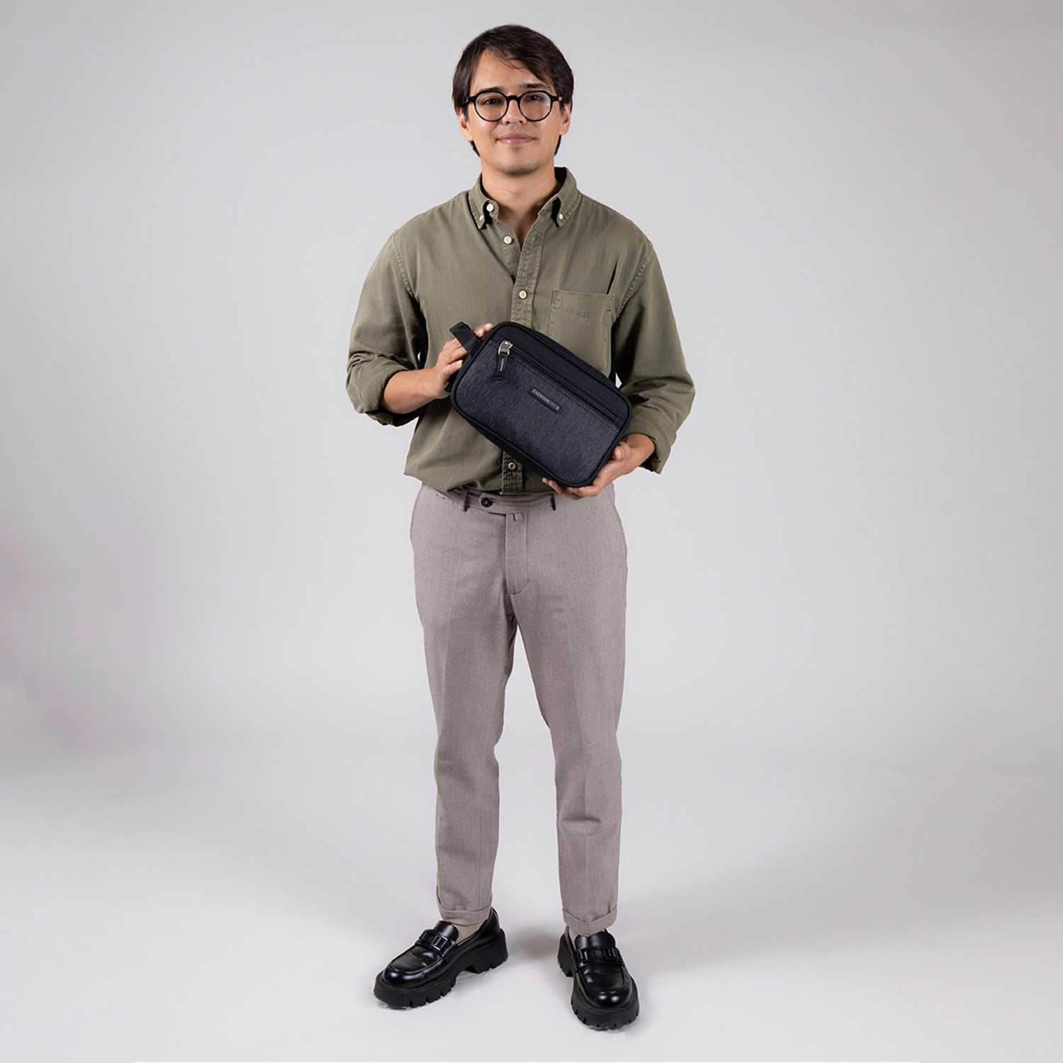 Neceser elegante Chenson Pro negro para profesionales - Organiza tu viaje - vista 2