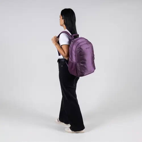 Mochila ejecutiva Chenson Pro uva con organizador interno y elegante diseño - vista 2