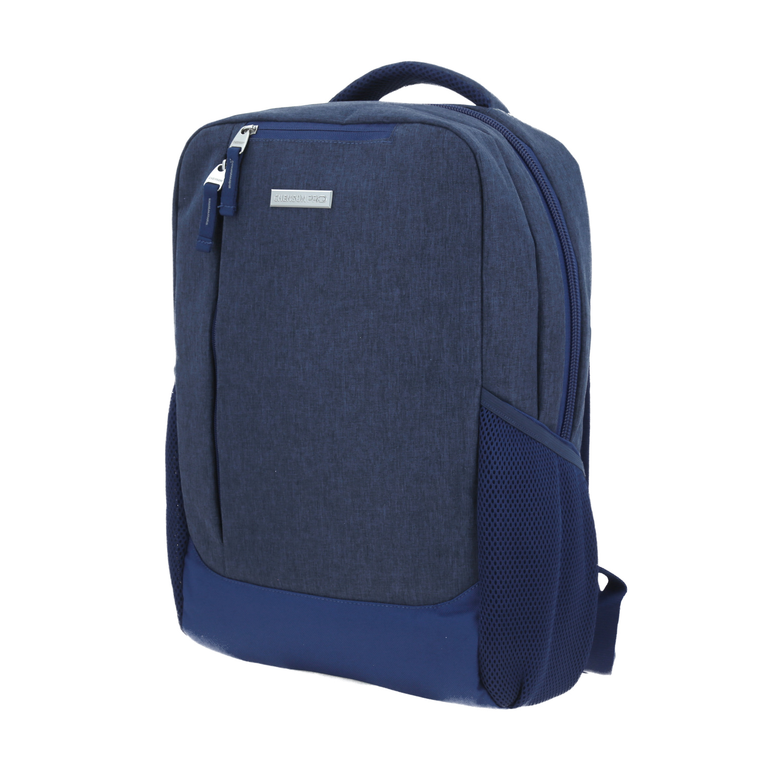 Mochila profesional Chenson Pro azul elegante con soporte para maleta 2