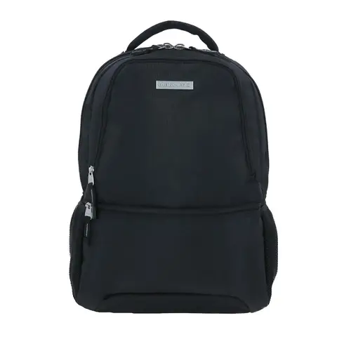 Mochila ejecutiva Chenson Pro negra con organizador interno y soporte para maleta