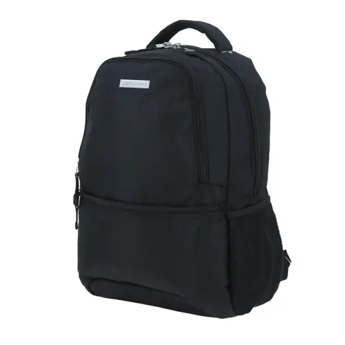 Mochila ejecutiva Chenson Pro negra con organizador interno y soporte para maleta - vista 2