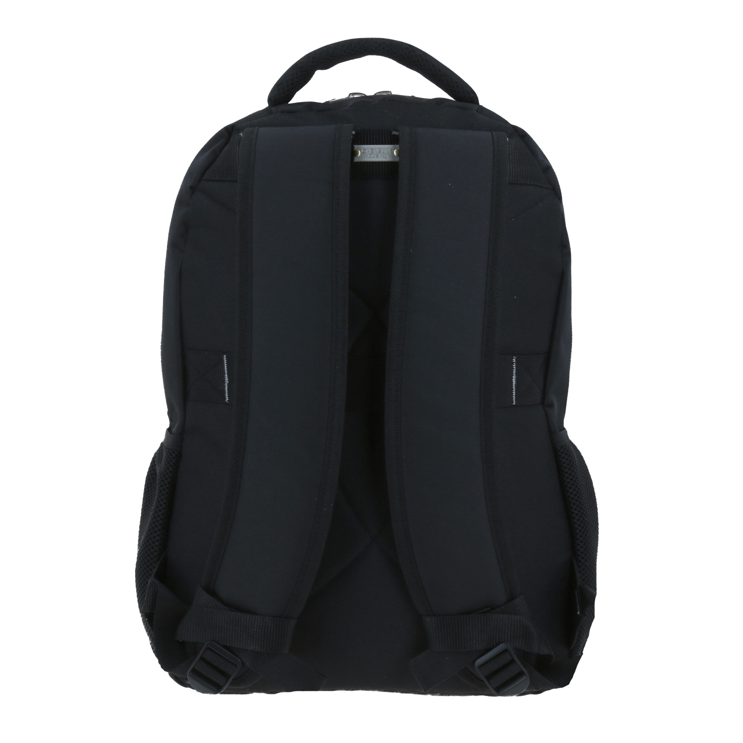 Mochila ejecutiva Chenson Pro negra con organizador interno y soporte para maleta 4