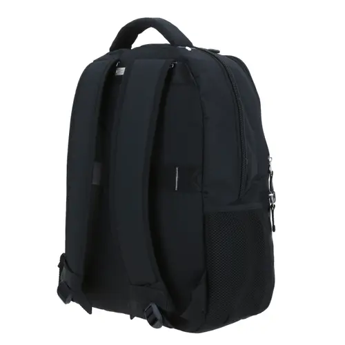 Mochila ejecutiva Chenson Pro negra con organizador interno y soporte para maleta 5