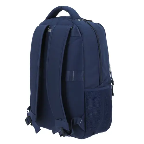 Mochila profesional Chenson Pro azul con soporte para maleta 5