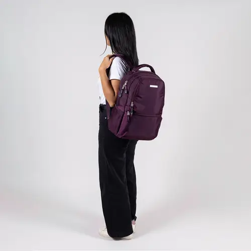 Mochila ejecutiva Chenson Pro Magenta con soporte para maleta - vista 2
