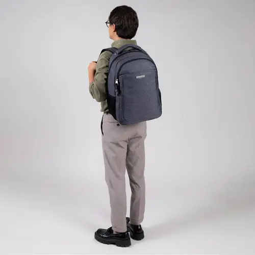 Mochila Profesional Chenson Pro Gris con Soporte Lumbar y Organizador - vista 2