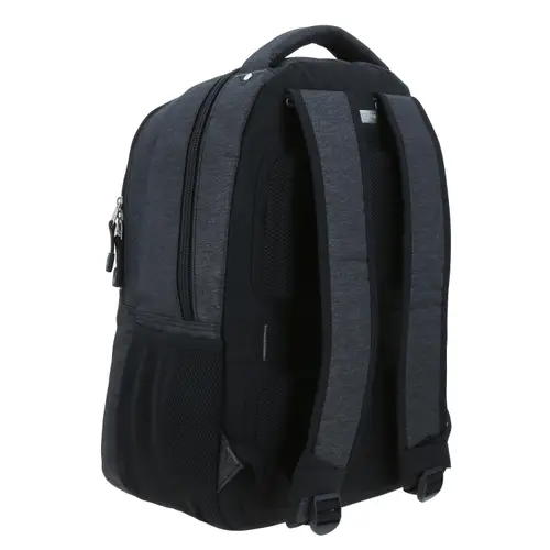 Mochila Ejecutiva Chenson Pro Negra con Soporte Lumbar y Organización 3