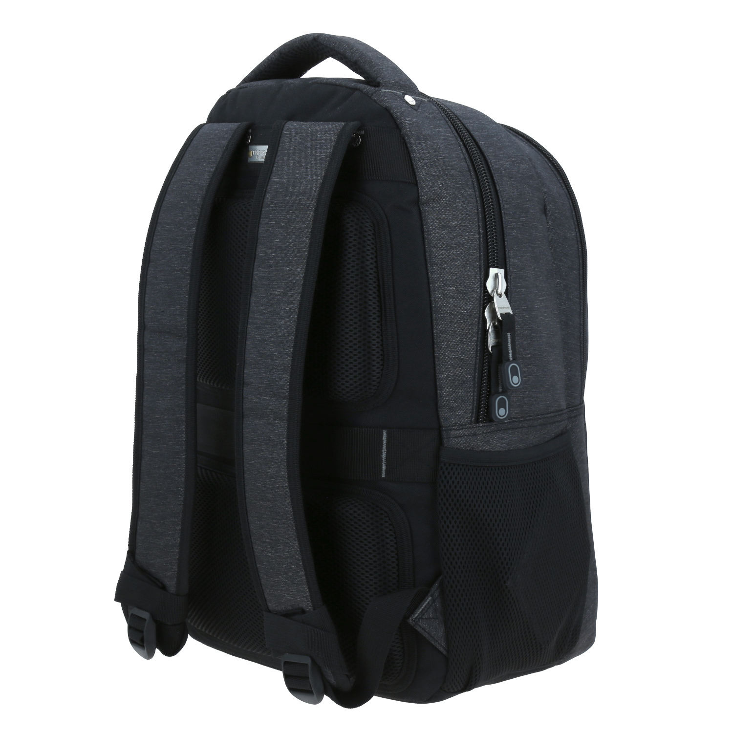 Mochila Ejecutiva Chenson Pro Negra con Soporte Lumbar y Organización 5