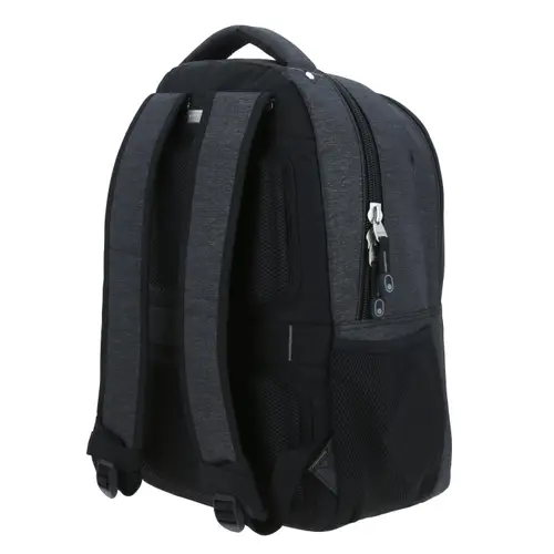 Mochila Ejecutiva Chenson Pro Negra con Soporte Lumbar y Organización 5