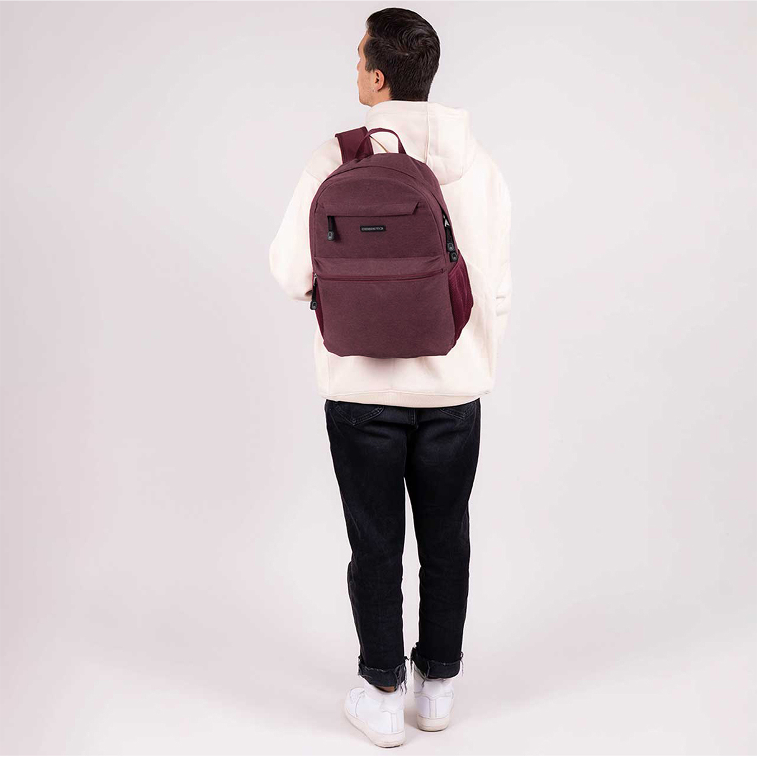 Mochila profesional Chenson Pro magenta con porta laptop de 15" - vista 2