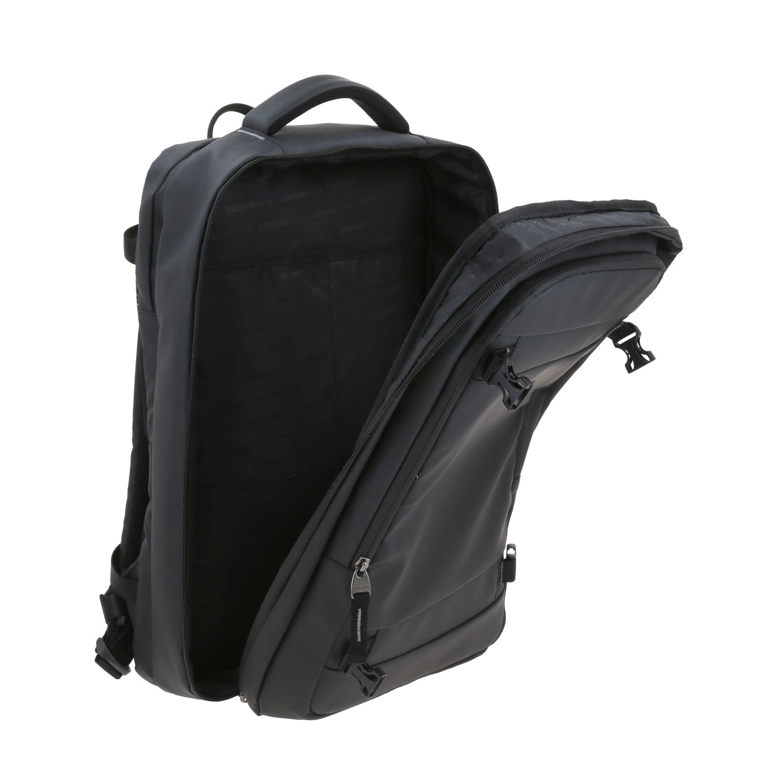 Mochila Profesional Chenson Pro Negra con Soporte Lumbar y Organizador - vista 2
