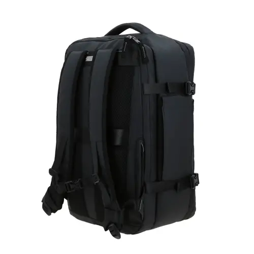 Mochila Ejecutiva Chenson Pro Negra con Soporte Lumbar y Organización Eficiente 5