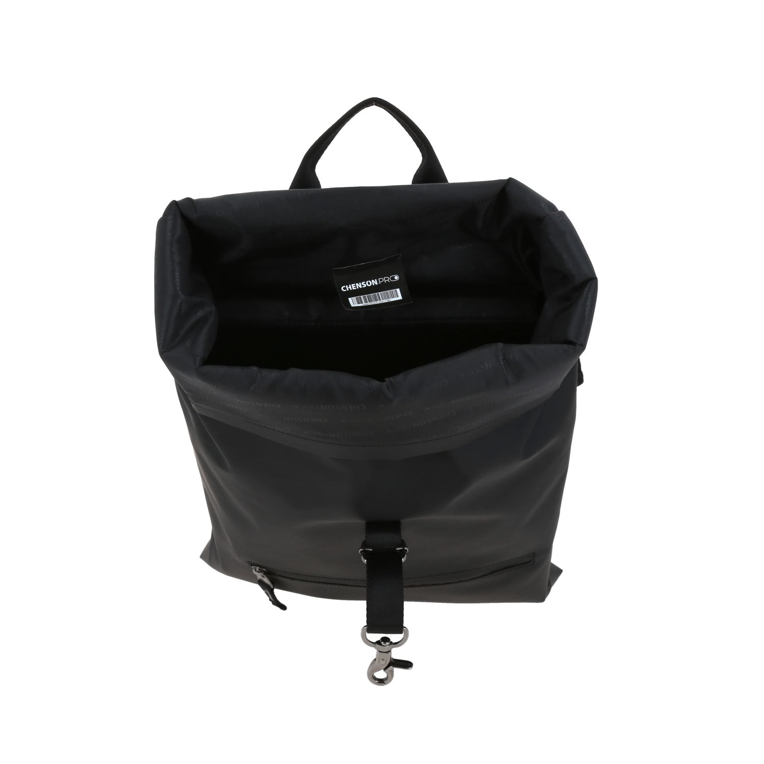 Mochila Ejecutiva Chenson Pro Negra con Tapa Enrollable - Elegante y Funcional - vista 2