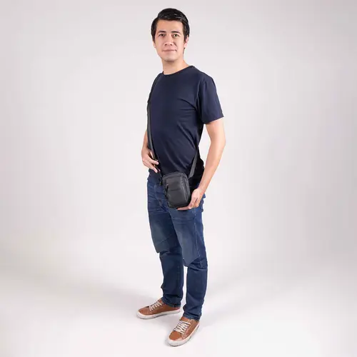 Bolsa de Lado Chenson Pro negra para ejecutivo elegante y organizado - vista 2