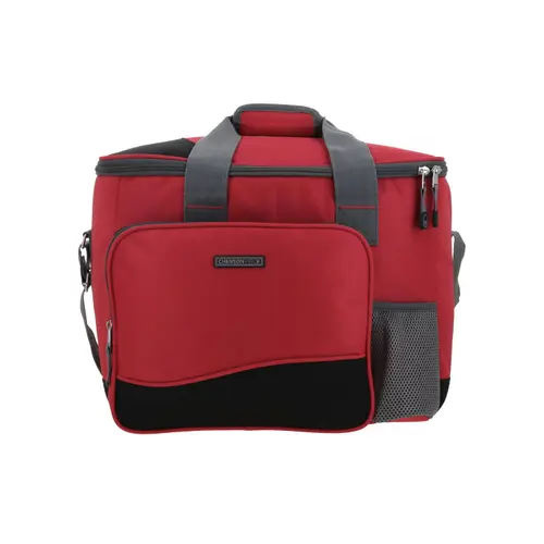 Bolsa de mano para dama Chenson Pro roja con forro térmico y compartimento amplio