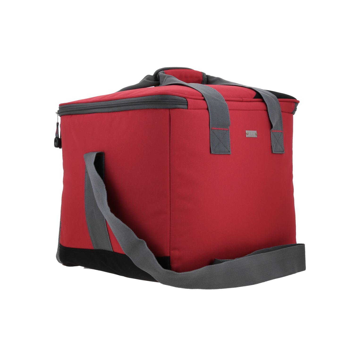 Bolsa de mano para dama Chenson Pro roja con forro térmico y compartimento amplio 3