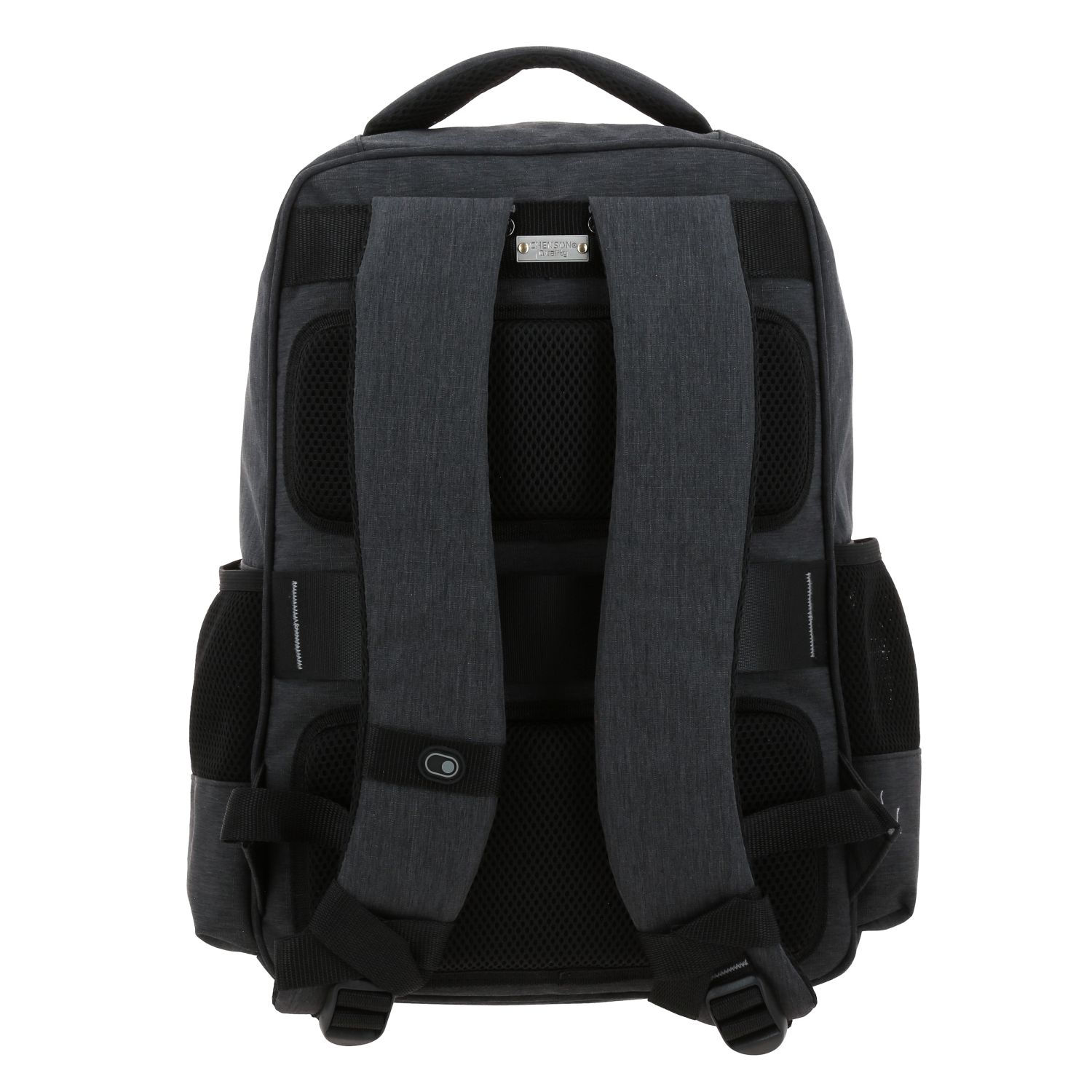 Mochila ejecutiva Chenson Pro negra con múltiples compartimentos 4