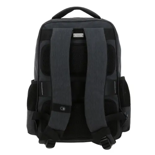 Mochila ejecutiva Chenson Pro negra con múltiples compartimentos - vista 2