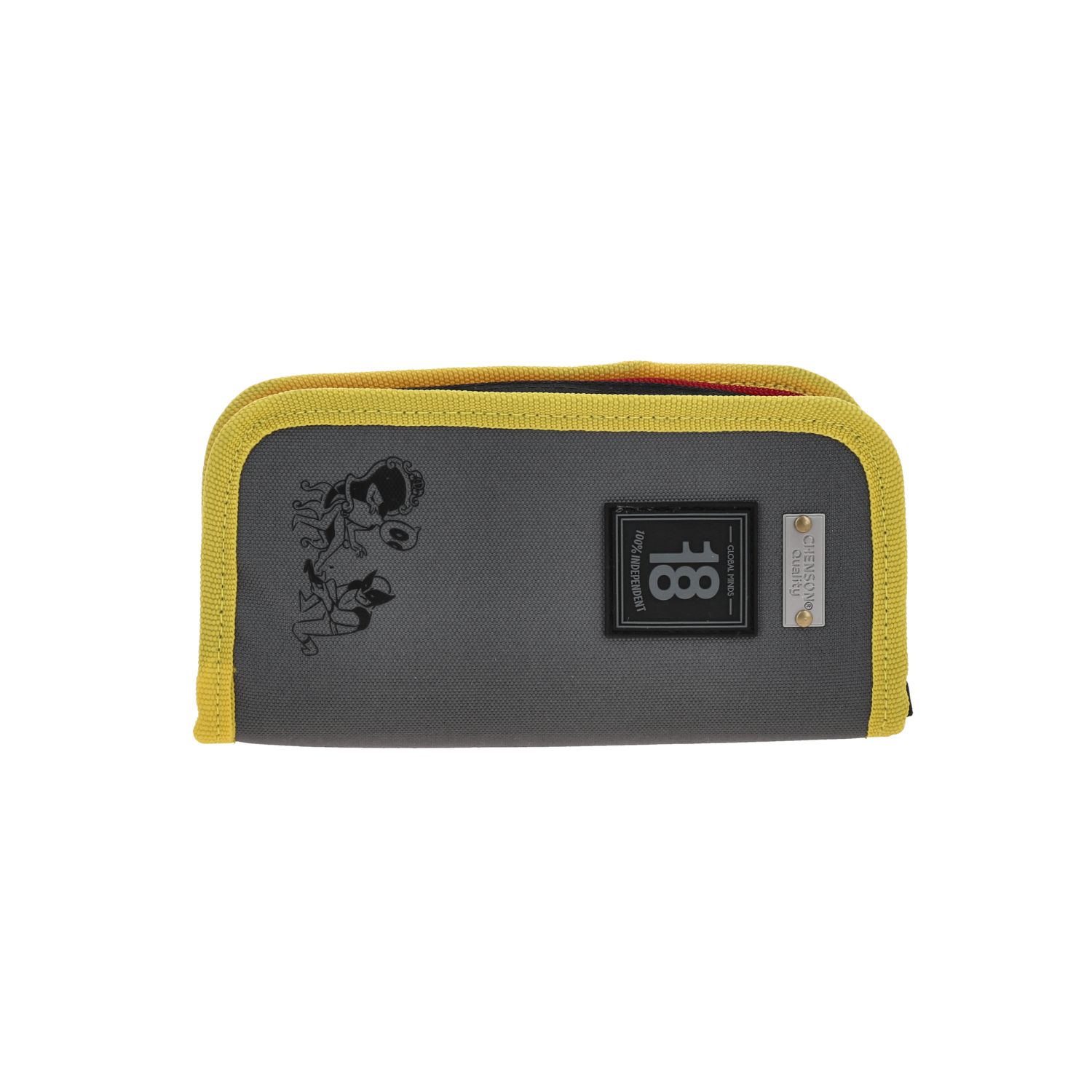 Lapicera DP by Chenson gris con organizador interno para secundaria 4