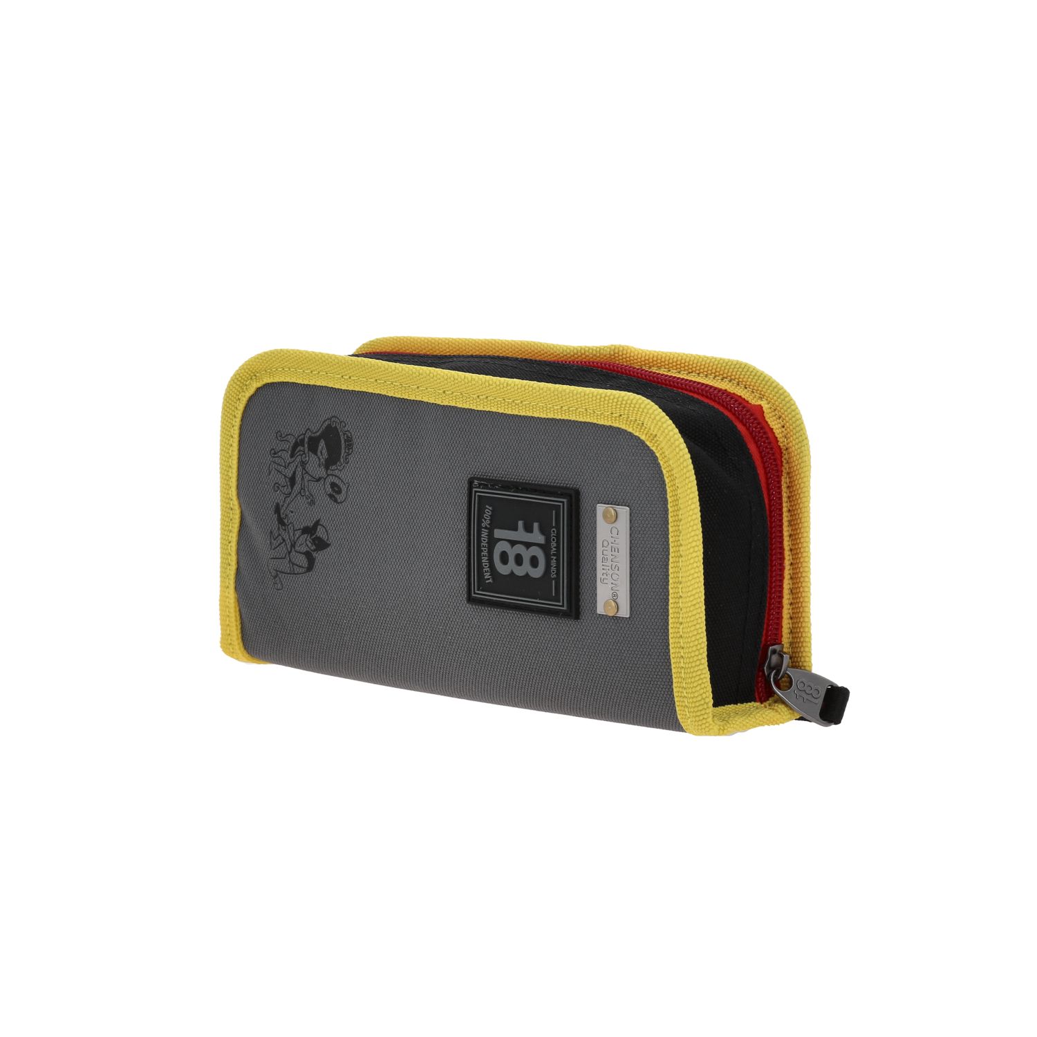 Lapicera DP by Chenson gris con organizador interno para secundaria 5