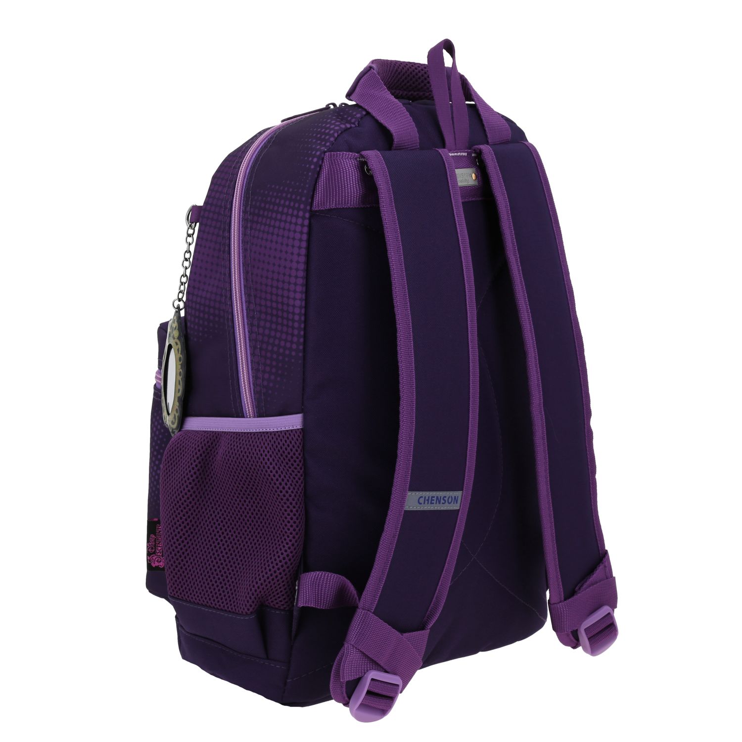 Mochila escolar para niña Descendientes by Chenson color uva - Durabilidad y diversión 3