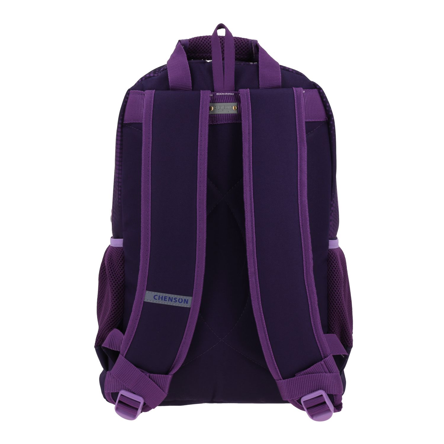 Mochila escolar para niña Descendientes by Chenson color uva - Durabilidad y diversión 4