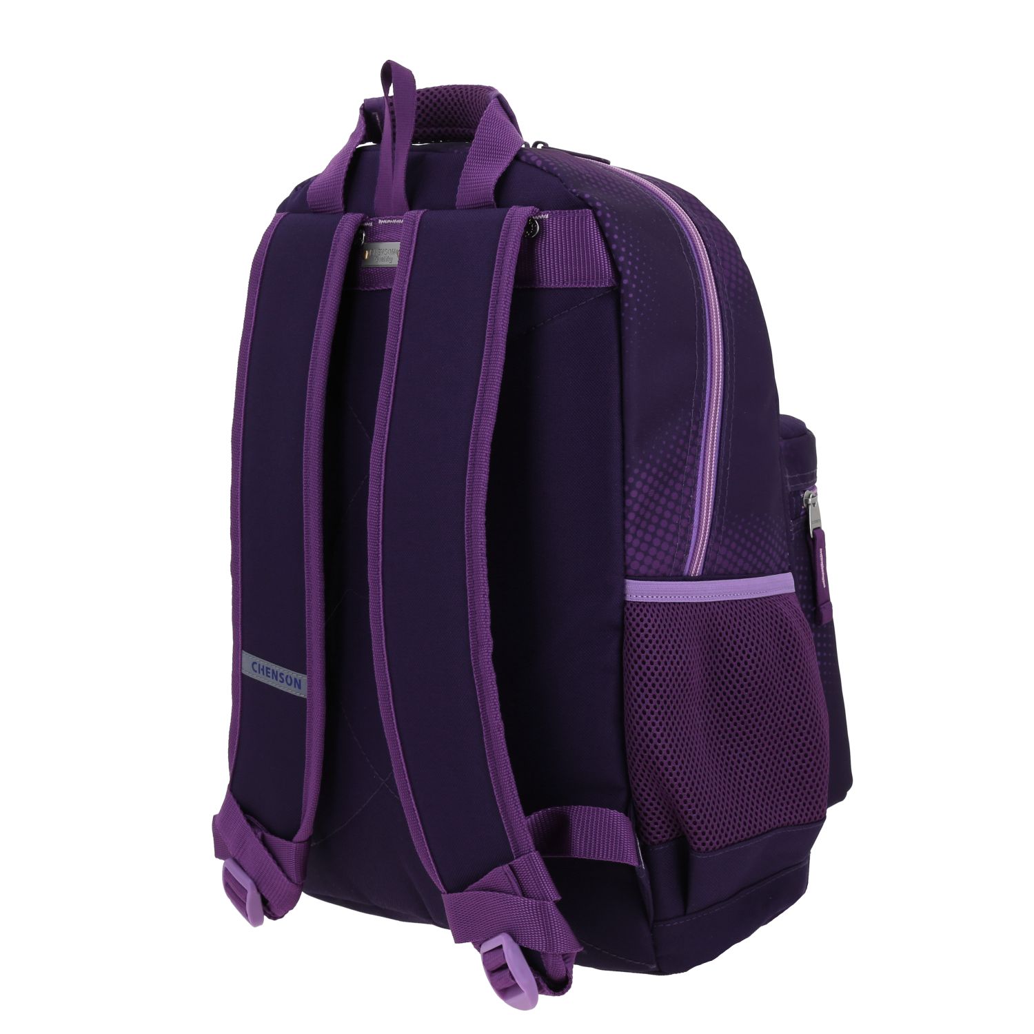 Mochila escolar para niña Descendientes by Chenson color uva - Durabilidad y diversión 5