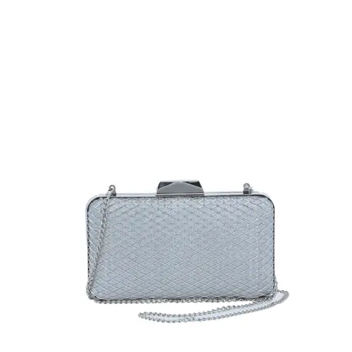 Bolsa de Lado Plateada Gorétt by Chenson - Bandolera Casual Dama