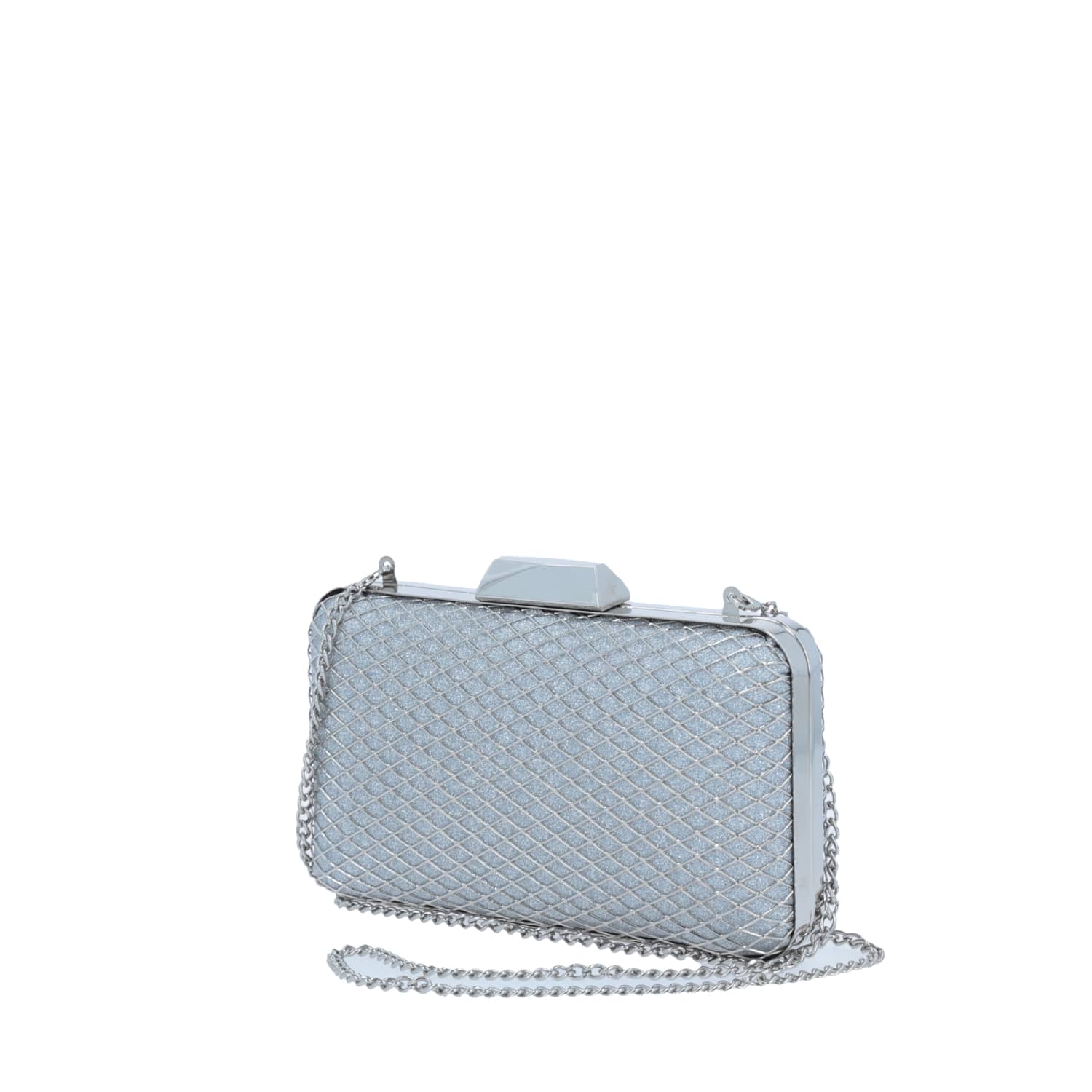 Bolsa de Lado Plateada Gorétt by Chenson - Bandolera Casual Dama 2