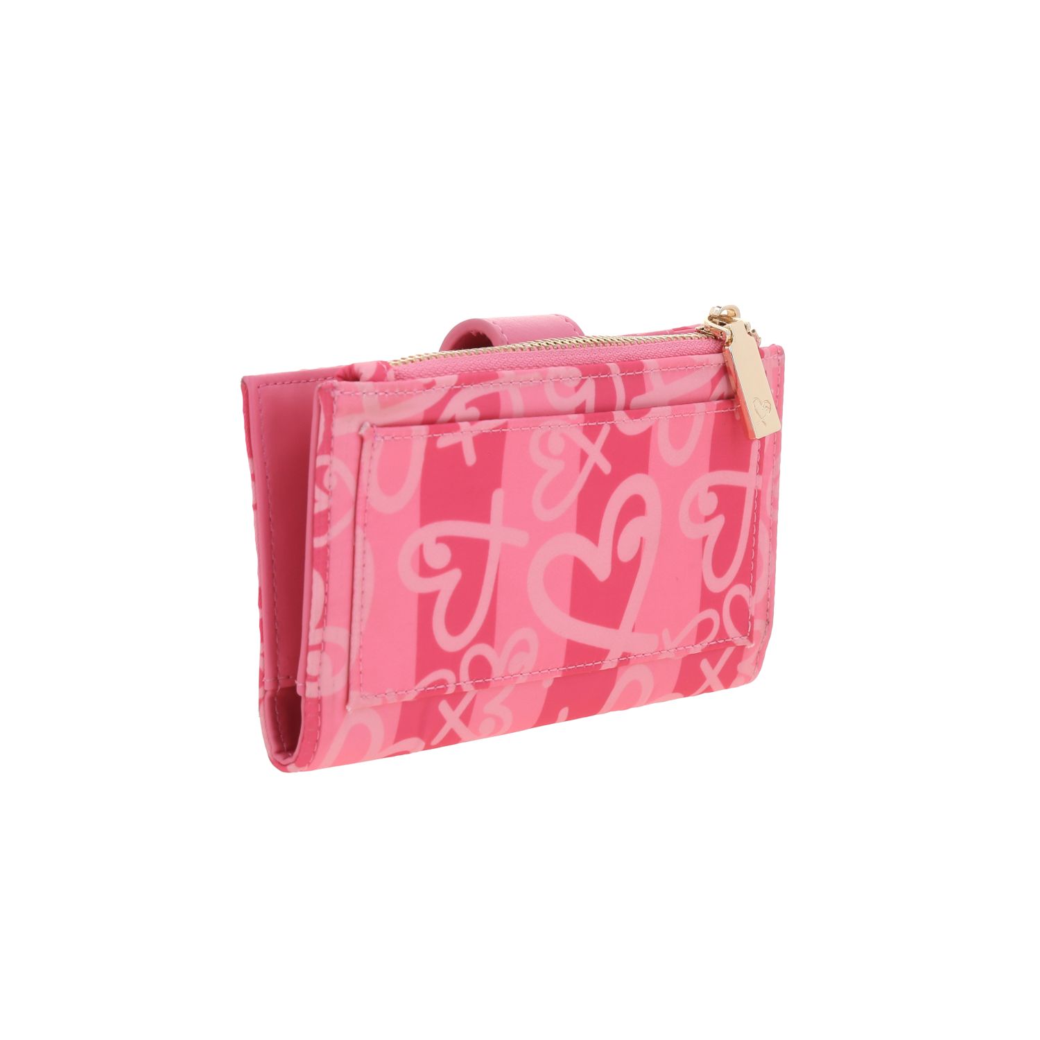 Cartera para Mujer Gorétt Rosa con Tarjetero 10 Espacios 3
