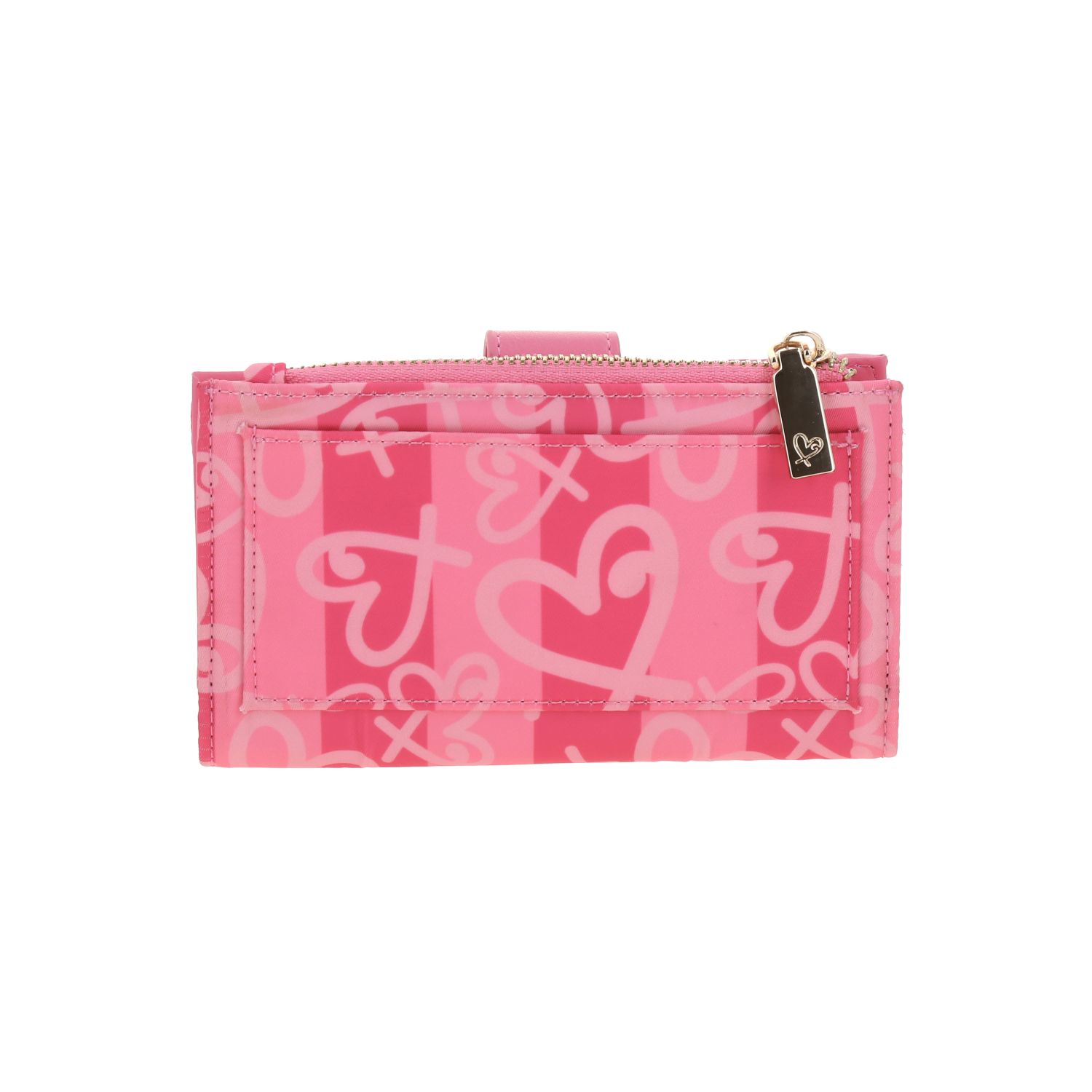 Cartera para Mujer Gorétt Rosa con Tarjetero 10 Espacios 4