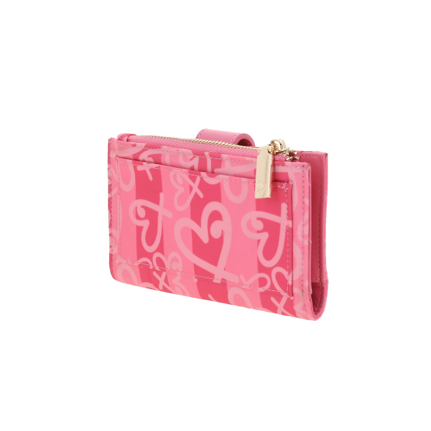 Cartera para Mujer Gorétt Rosa con Tarjetero 10 Espacios 5