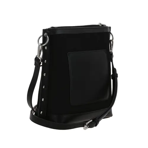 Bolsa de Lado Gorétt by Chenson Negro con Triple Compartimento 3