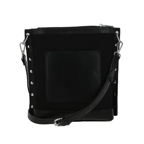 Bolsa de Lado Gorétt by Chenson Negro con Triple Compartimento - vista 2