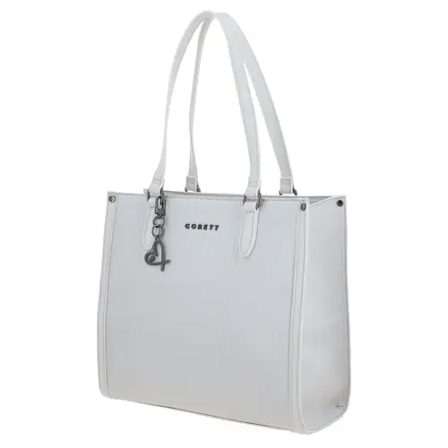 Bolsa grande para dama Gorétt by Chenson blanca con estilo y funcionalidad 2