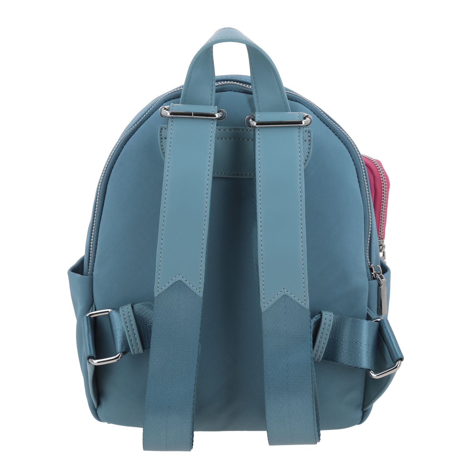 Mochila casual para dama Gorétt by Chenson azul con doble compartimento 4