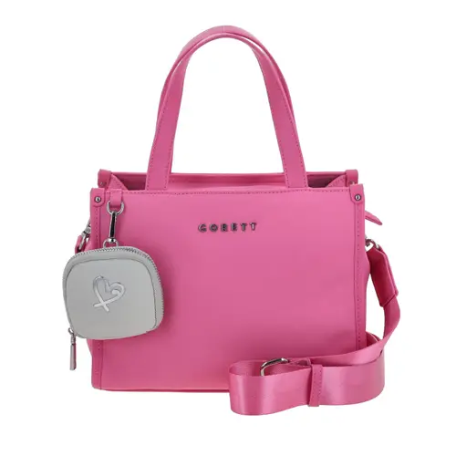 Bolsa de Mano para Dama Gorétt by Chenson Rosa con Asa Ajustable 1