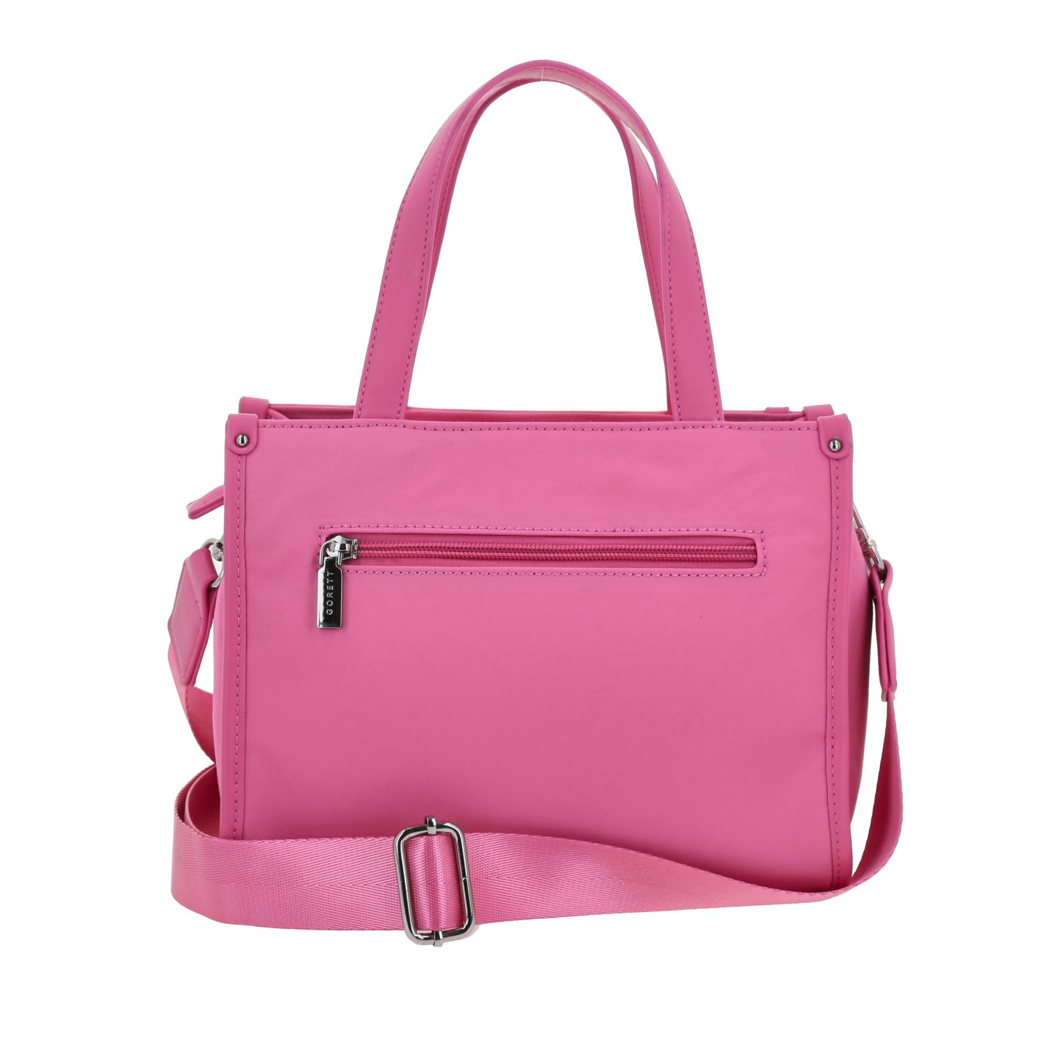 Bolsa de Mano para Dama Gorétt by Chenson Rosa con Asa Ajustable 4