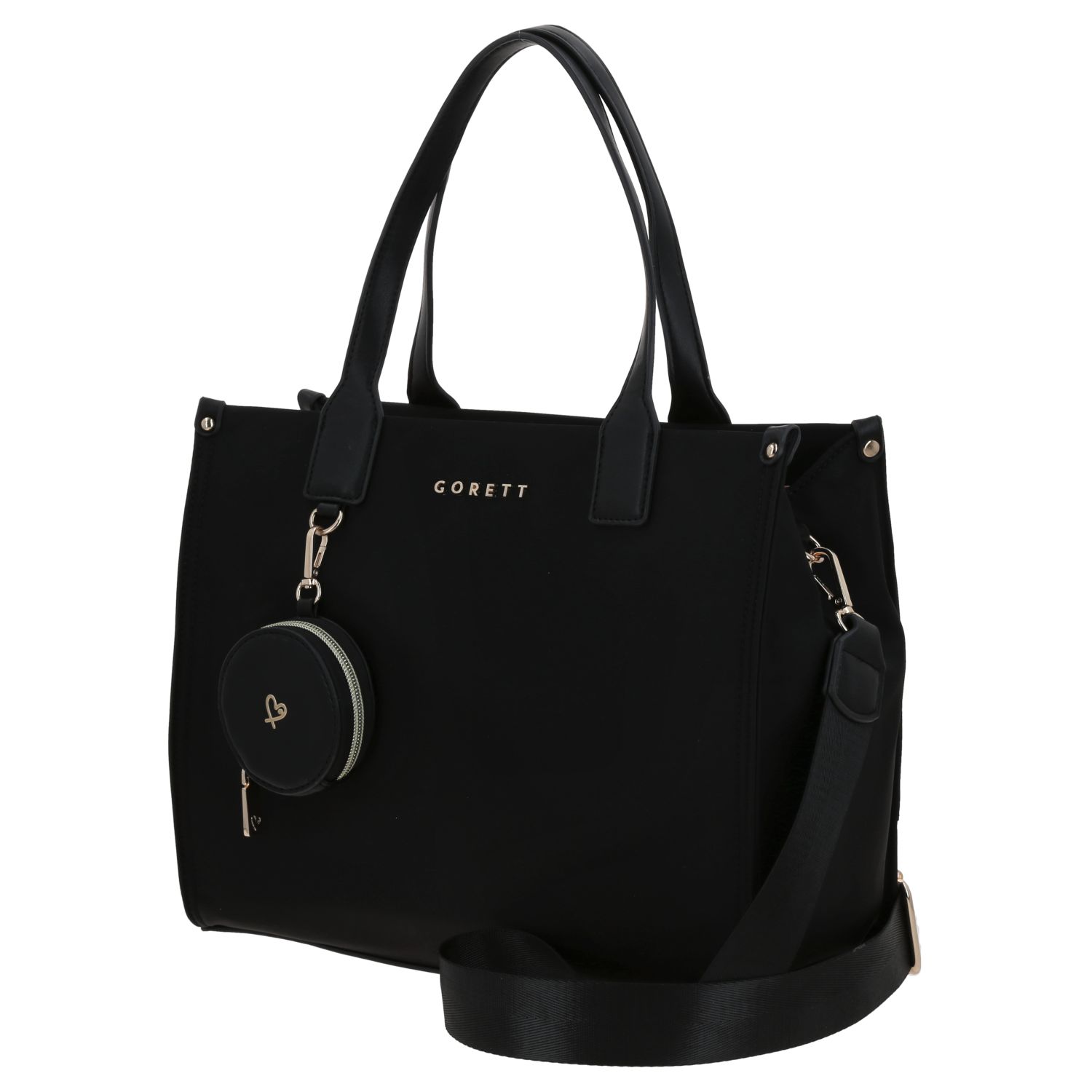 Bolsa grande para dama Gorétt by Chenson color negro con diseño funcional 2