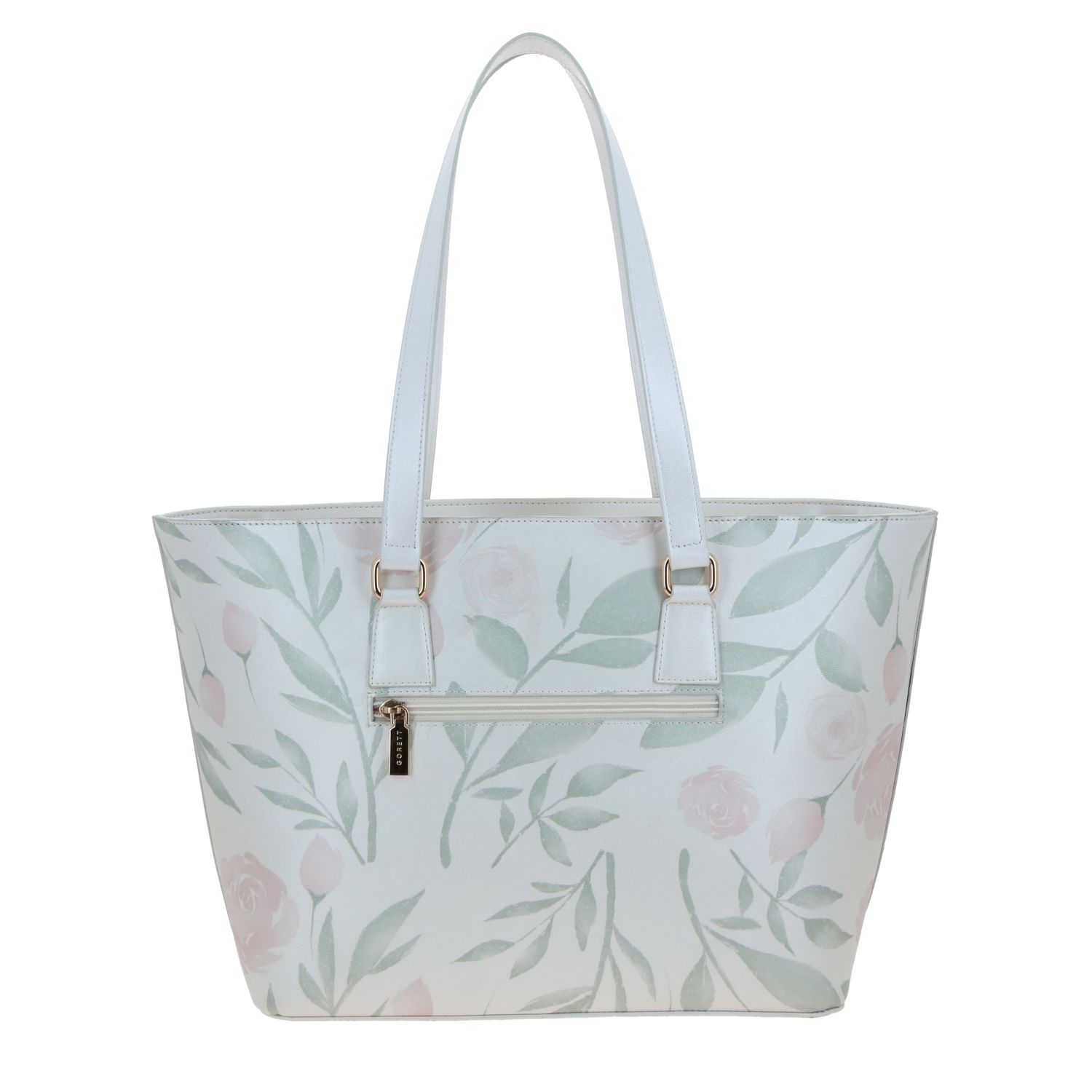 Bolsa grande para dama Gorétt by Chenson color blanco con cierre 4
