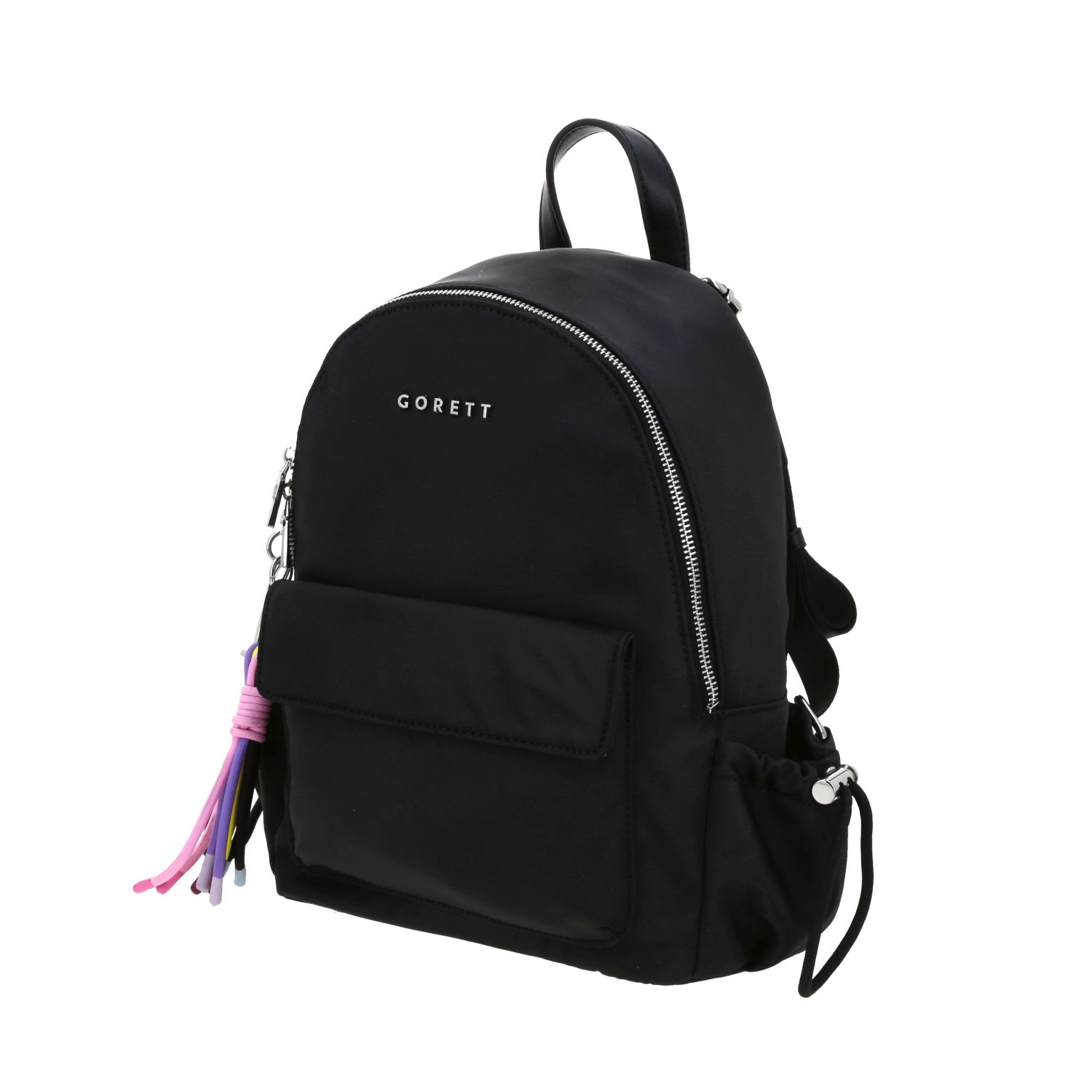 Mochila para dama Gorétt negra casual trabajo universidad 2