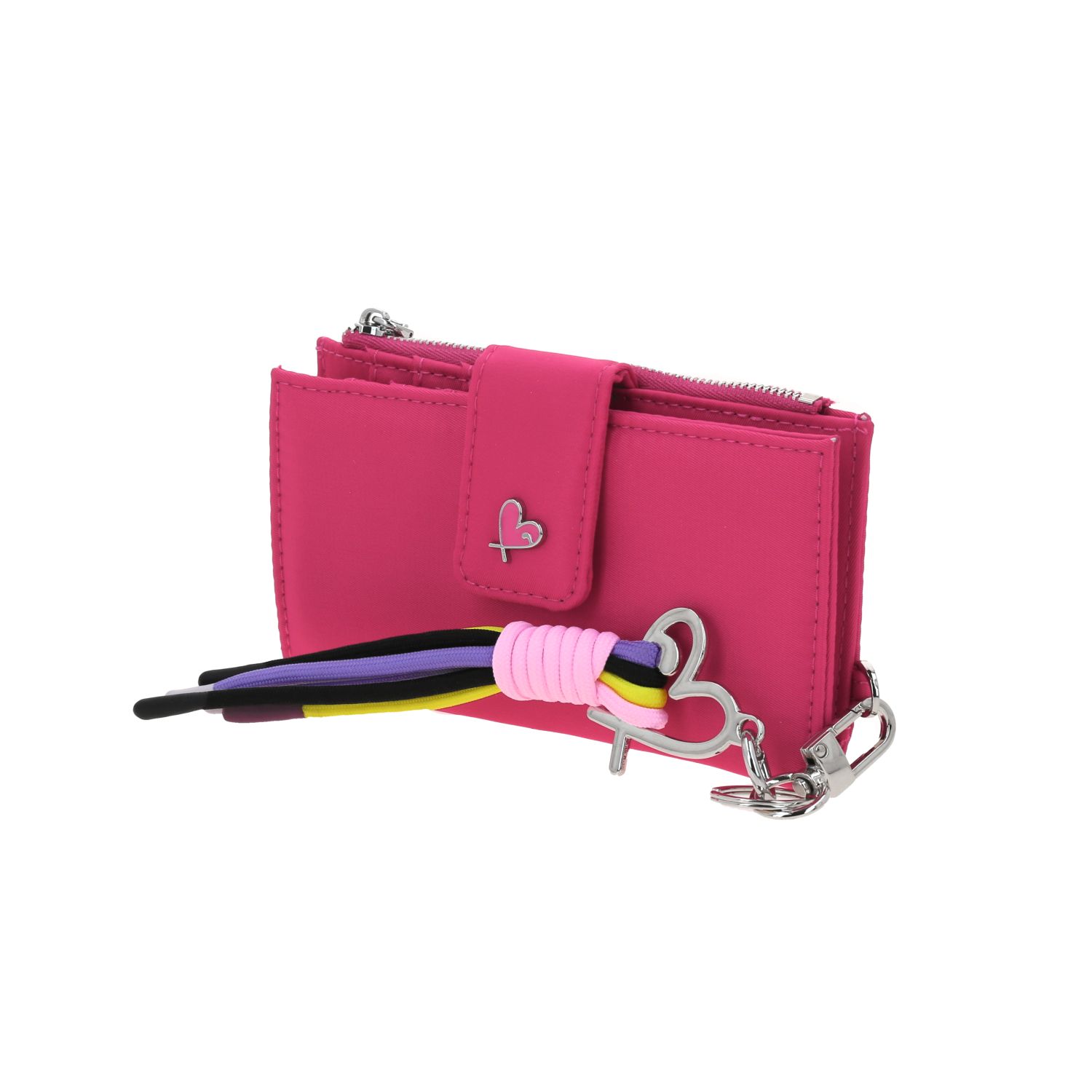 Cartera Gorétt Rosa para Mujer | Billetera con Tarjetero 10 Espacios 2