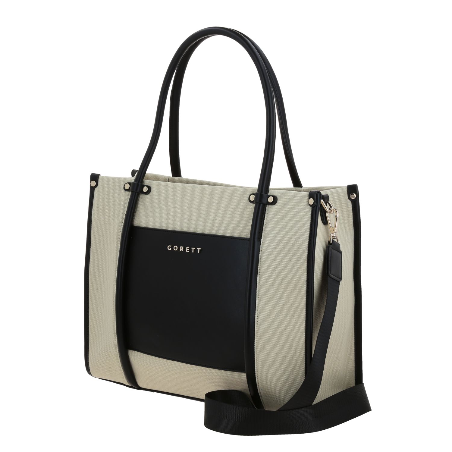 Bolsa Grande para Dama Gorétt Beige con Cierre Seguro 2