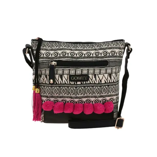 Bolsa de Lado Gorétt by Chenson Negra para Dama - Modelo GS18061