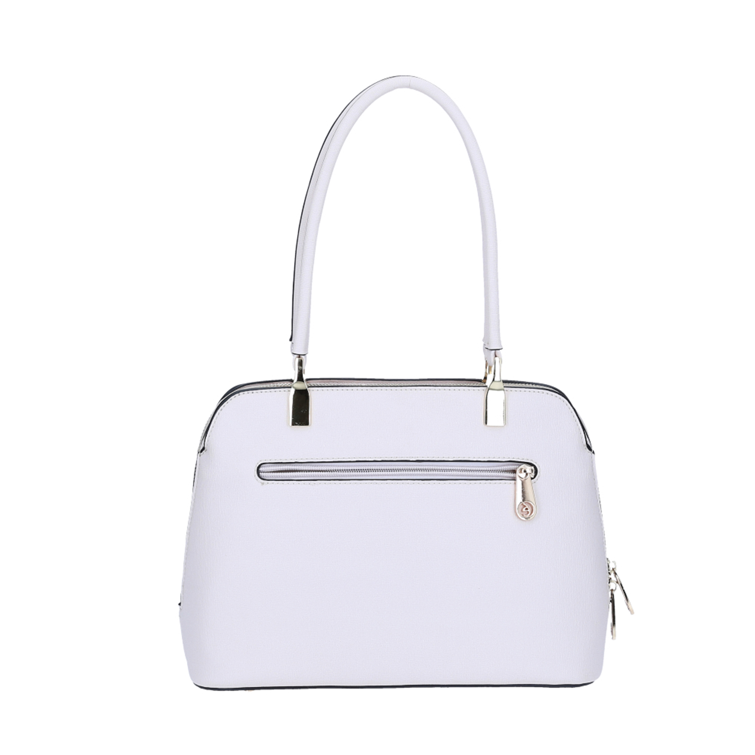 Bolsa de Mano Gorétt Beige | Símil Piel Triple Compartimiento 2